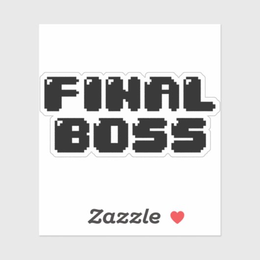 EINDBOSS STICKER (Vel)