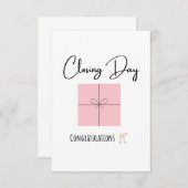 Einddag Dank je kaarten (Voorkant / Achterkant)