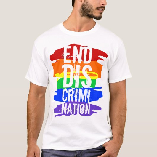 EINDDISCRIMINATIE T-SHIRT (Voorkant)
