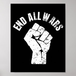 Einde aan alle oorlogen - Anti-oorlogsprotest Poster