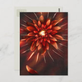 Einde bloemen - Briefkaart (Voorkant / Achterkant)