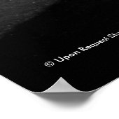 Einde dag bij Dog Beach Huntington CA B/W Poster (Hoek)