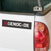 Einde genocide Bumpersticker (Op Truck)