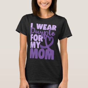 Einde Heimer Ik Draag Paars Voor Mijn Moeder Demen T-shirt