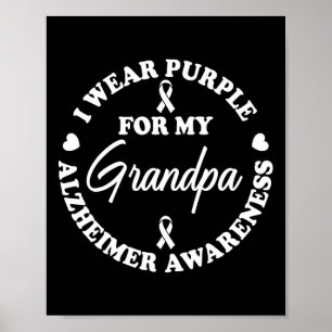 Einde Heimer Ik Draag Paars Voor Mijn Opa Heimerhe Poster