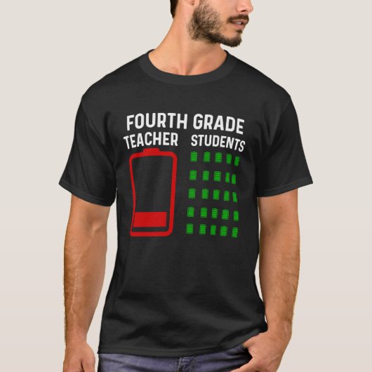 Einde jaar leraar 4e graad vaarwel leraar t-shirt (Voorkant)