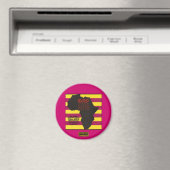 Einde. Magneet Zwart Randy Idi Amin Dangerhouse (Insitu (Vaatwasser))