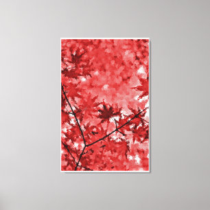 Einde najaar canvas afdruk