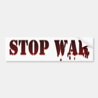Einde oorlog bumpersticker