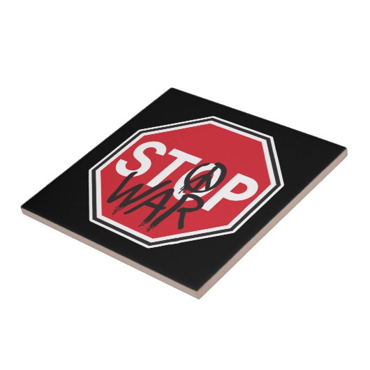 Einde oorlog tegeltje (Zijkant)