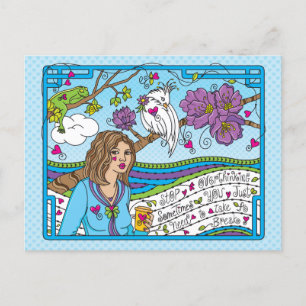 Einde overdenkend_ Briefkaart