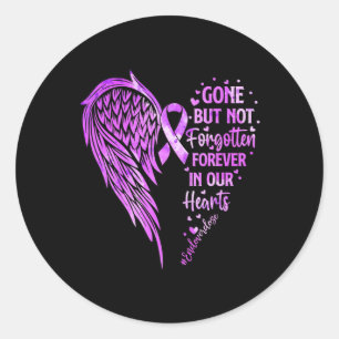 Einde Overdosis Geliefd Eén Geheugen Overdosis Bew Ronde Sticker