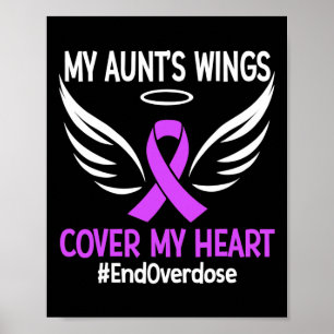 Einde Overdosis Mijn Tante's Wings Hoesje Mijn Har Poster