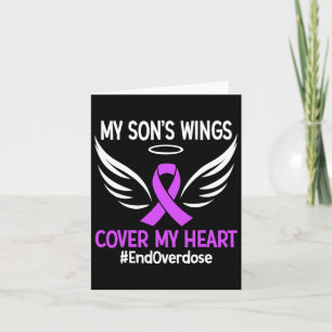 Einde Overdosis Mijn Zoon's Wings Hoesje Mijn Hart Kaart