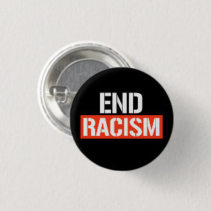 Einde Racisme Classic Ronde Sticker Ronde Button 3,2 Cm