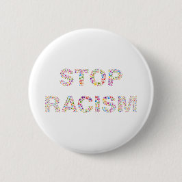 einde racisme ronde button 5,7 cm