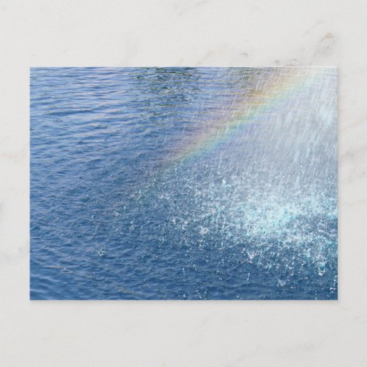 Einde regenboog briefkaart (Voorkant)