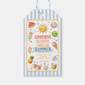 Einde Schoolfeest Streep Cadeaulabel (Voorkant)