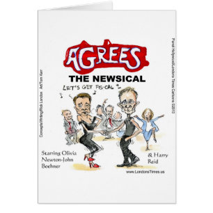 Einde van de budgettaire Cliff Funny Gifts Kaarten