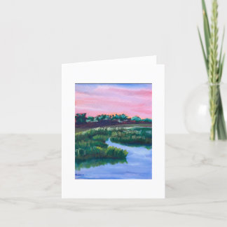 Einde van de dag op Marshfront Notecards Bedankkaart