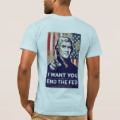 Einde van de Fed Jeffersonian T-Shirt (Achterkant)