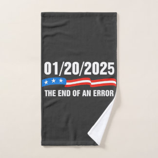 Einde van de Fout 20 januari 2025 Trump inaugurati Handdoek