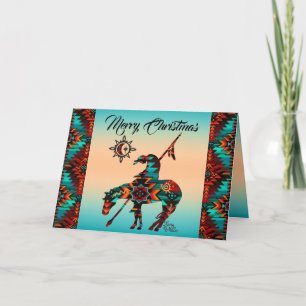 Einde van de gevouwen vakantiekaart feestdagen kaart