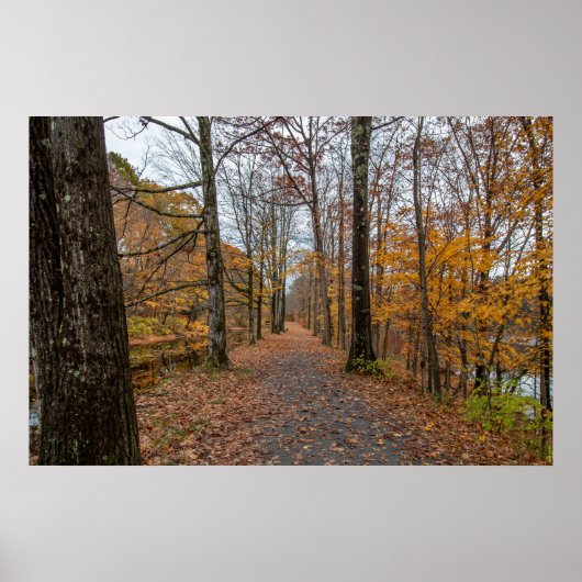 Einde van de herfst op het Poster van het aanvoerk (Voorkant)