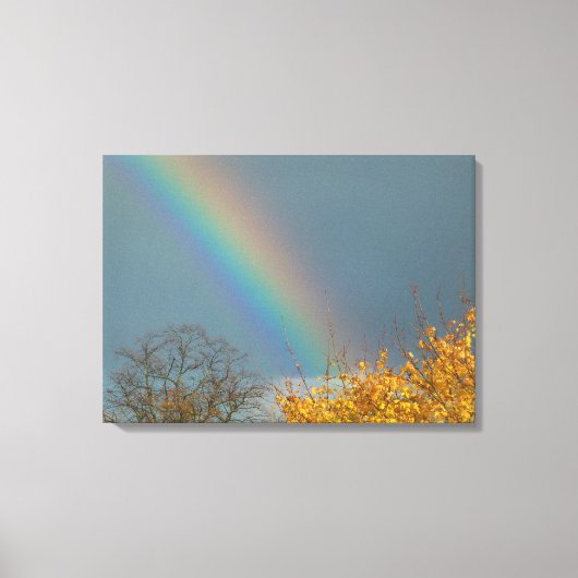 Einde van de regenboog canvas afdruk (Voorkant)