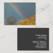 Einde van de regenboog visitekaartje (Voorkant / Achterkant)