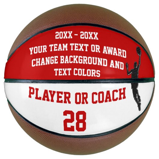 Einde van de Seizoenprijs Basketball Award - Ideeë Mini Basketbal (Voorkant)