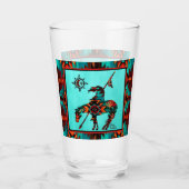 Einde van de sleeplap-glazen beker (Voorkant)