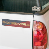 Einde van de splitsing bumpersticker (Op Truck)