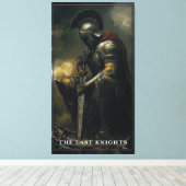 Einde van de strijd canvas afdruk (Insitu (Houten vloer))