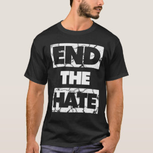 Einde van de strijd tegen pesterijen tegen racisme t-shirt