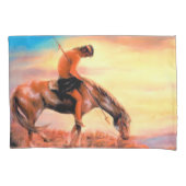 Einde van de trail Native American Pillowcase Kussensloop (Voorkant)