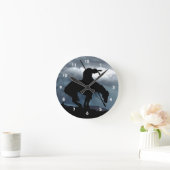 Einde van de wandklok van het spoor Silhouette Ronde Klok (Huis)