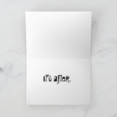 Einde van de wereld (groeten) kaart (Binnen)