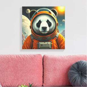 EINDE VAN DE WERELD-REUZENPANDA CANVAS AFDRUK