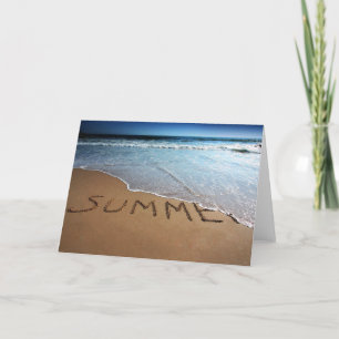 Einde van de zomer aan de Californische kust Kaart