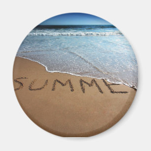 Einde van de zomer aan de Californische kust Magneet