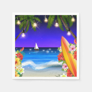 Einde van de zomer papieren servetten