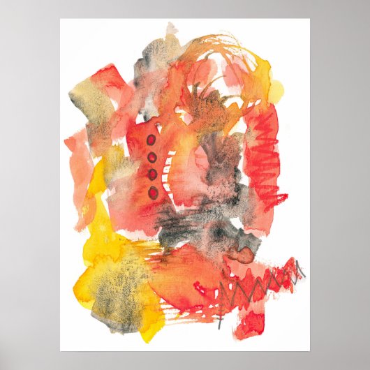 Einde van de zomer Poster Wall Art (Voorkant)