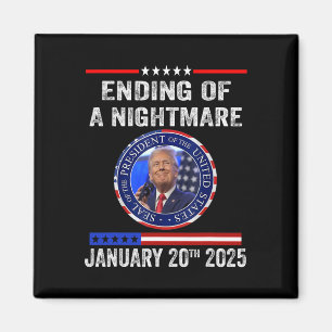 Einde van een angstige nacht 20 januari 2025 9 magneet