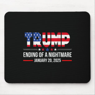 Einde van een angstige nacht 20 januari 2025 Trump Muismat