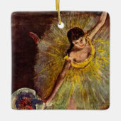 Einde van een Arabesch door Edgar Degas,  ballet Keramisch Ornament (Voorkant)