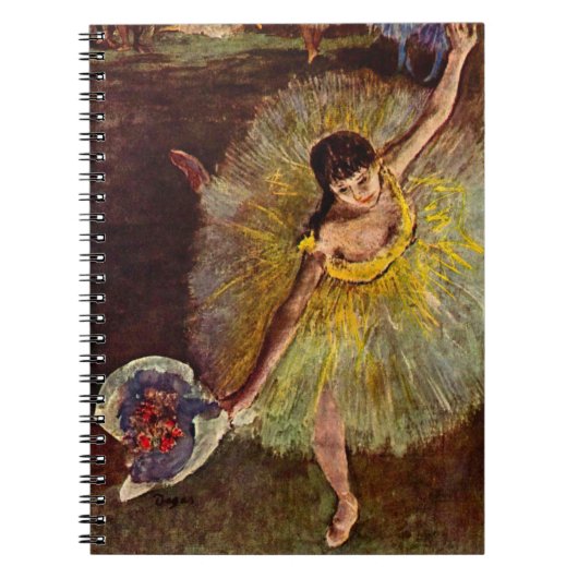 Einde van een Arabesch door Edgar Degas, ballet Notitieboek (Voorkant)