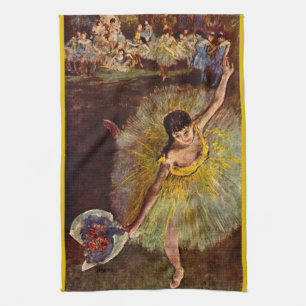 Einde van een Arabesk door Edgar Degas, Vintage Ba Theedoek
