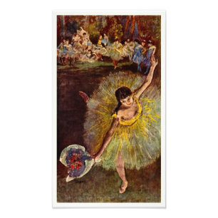 Einde van een Arabesk van Edgar Degas, Vintage Bal Foto Afdruk