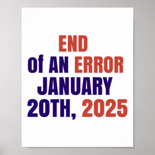 Einde van een fout 2025 Inauguratie 2025 Verkiezin Poster